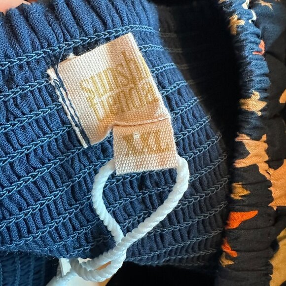 Sunshine Tienda Rio Dress Dark Sky Star Print Smocked Cotton Size 2XL Womens NWT - Picture 14 of 14